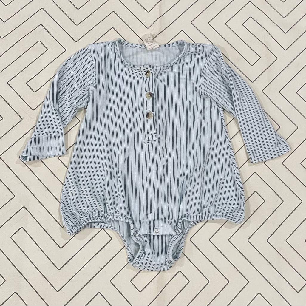 Kate Quinn Striped Bubble Onesie